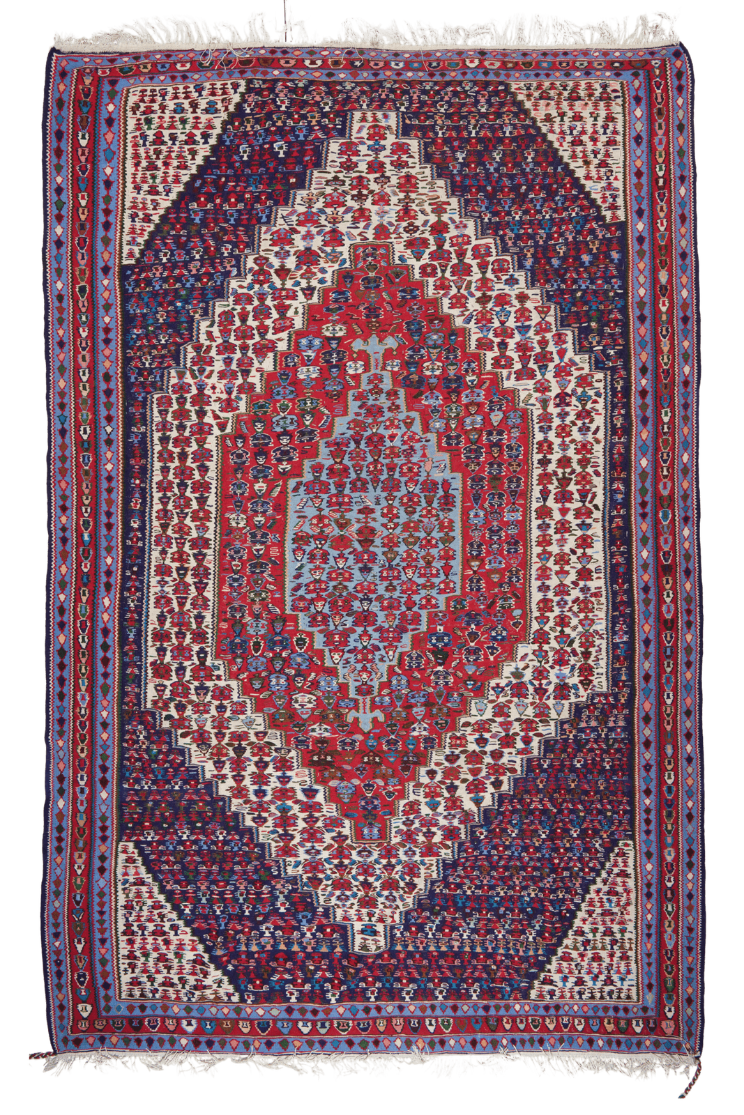 Kelim — Handmade, 203x298 cm, Beige, 100% Virgin Wool | Main view