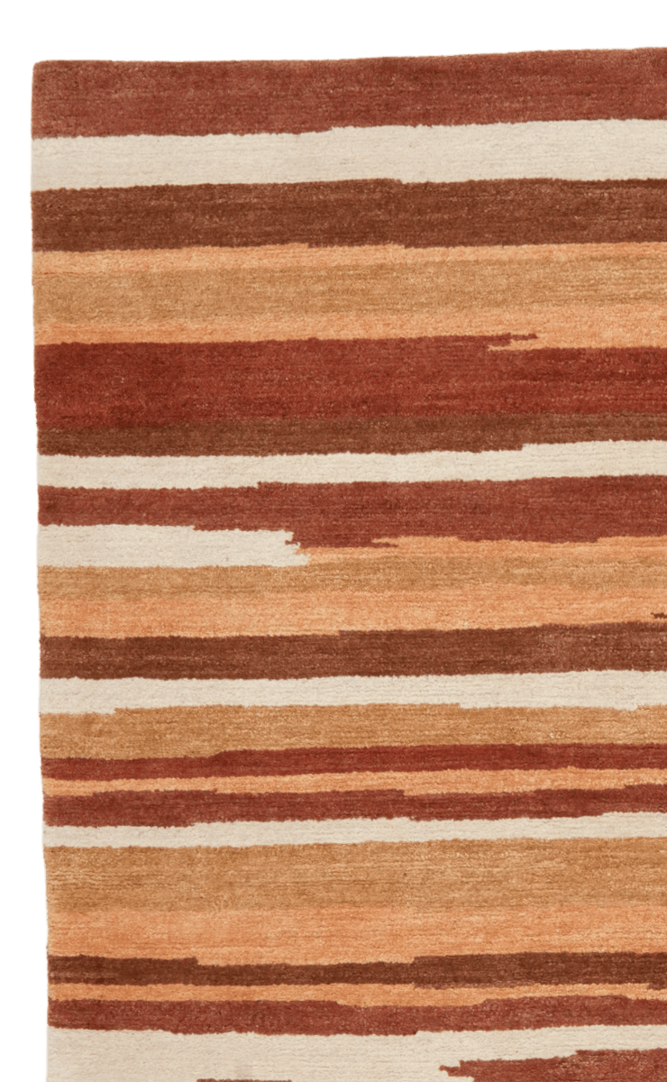 Nepal Lila — Hand-knotted, 172x241 cm, Brown, 100% Virgin Wool | View 3