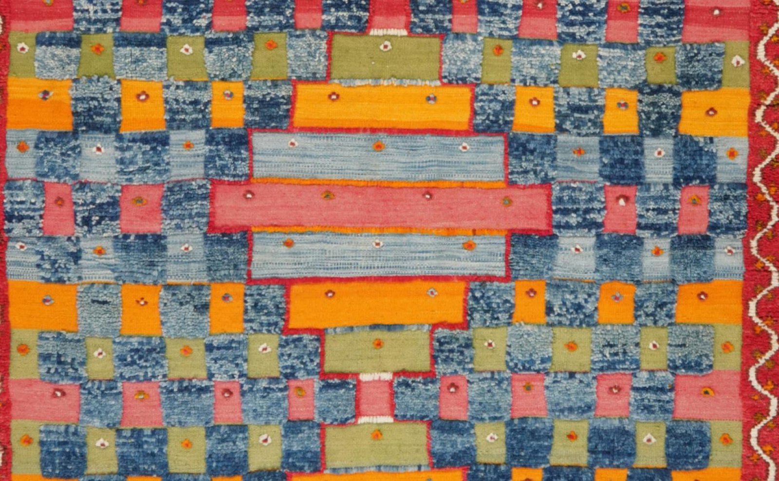Marokko — Hand-knotted, 195x267 cm, Multicolor, 100% Virgin Wool | View 4