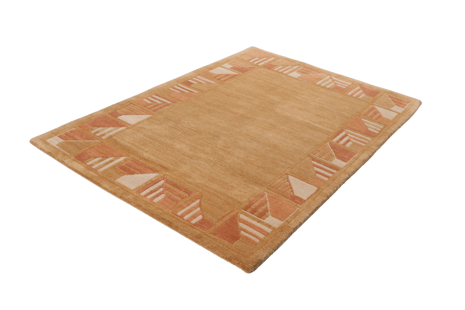 Nepal Binita — Hand-knotted, 120x180 cm, Yellow, 100% Virgin Wool | View 6