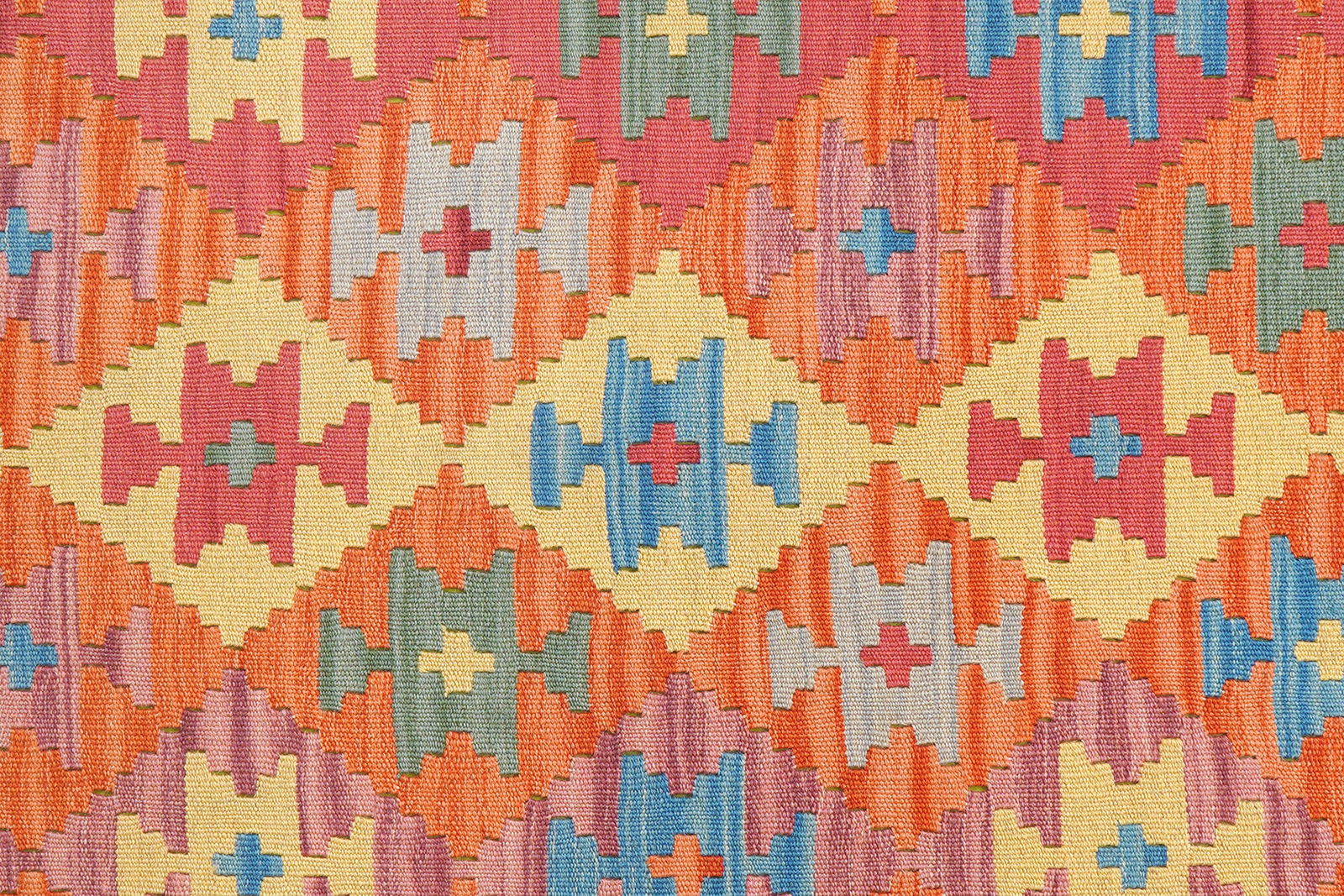Kelim Gashgai — Handgefertigt, 176x132 cm, Grau, 100% Virgin Wool | View 6