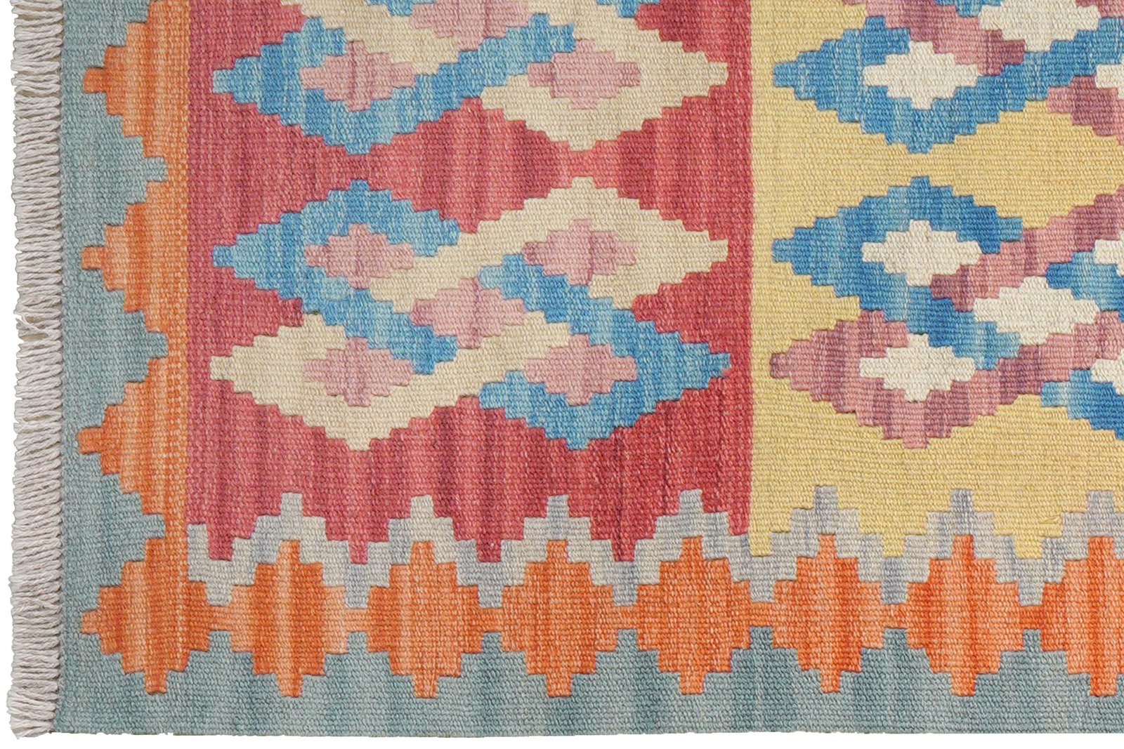 Kelim Gashgai — Handmade, 66x246 cm, Multicolor, 100% Virgin Wool | View 3