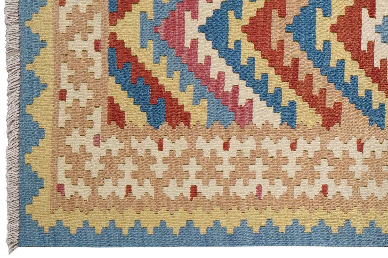 Kelim Gashgai — Handmade, 85x195 cm, Multicolor, 100% Virgin Wool | View 3