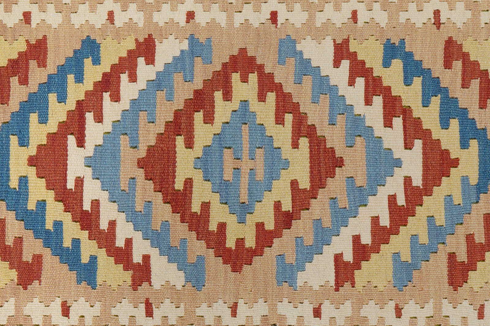 Kelim Gashgai — Handmade, 85x195 cm, Multicolor, 100% Virgin Wool | View 5