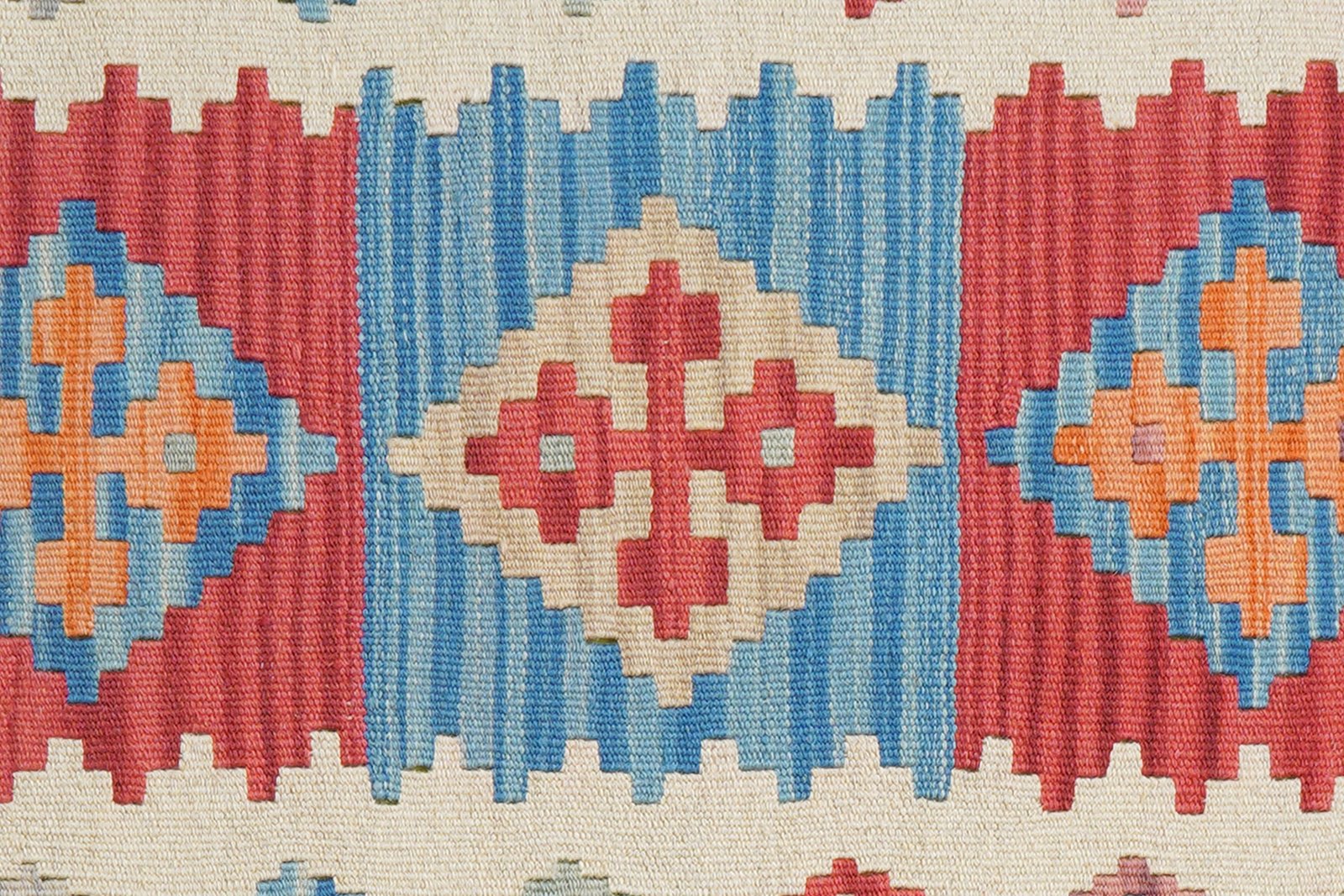 Kelim Gashgai — Handmade, 81x123 cm, Grey, 100% Virgin Wool | View 5