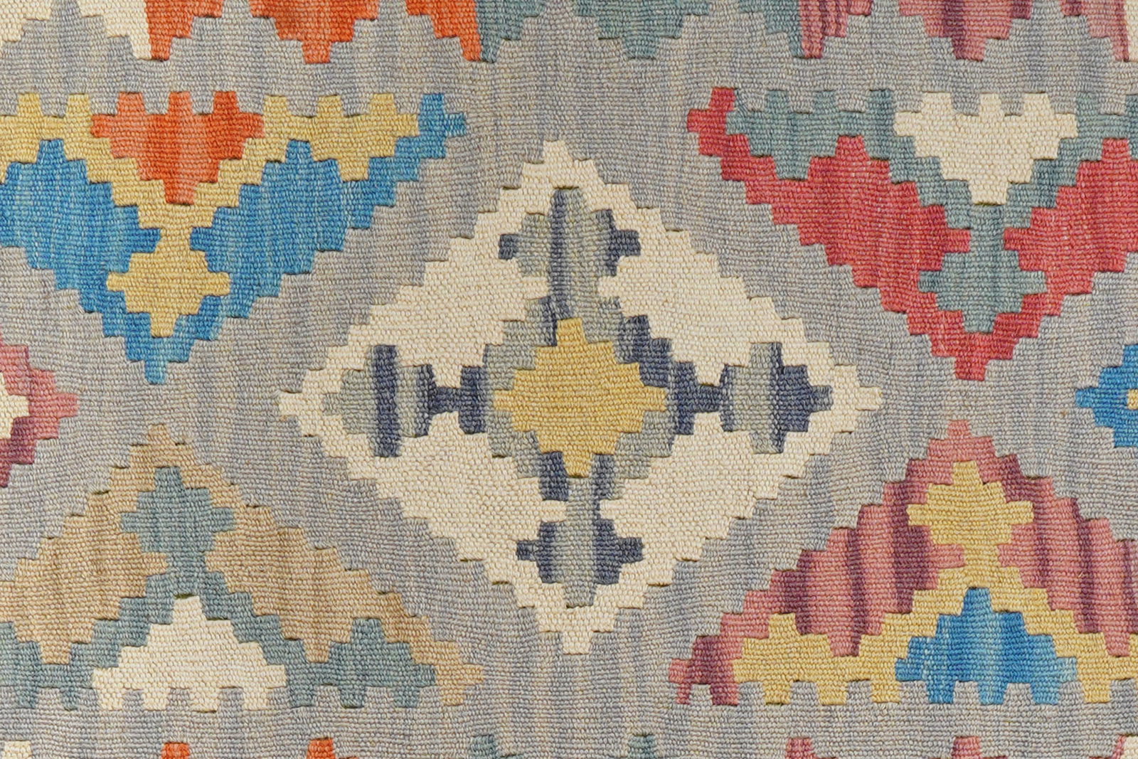 Kelim Gashgai — Handgefertigt, 153x106 cm, Bunt, 100% Virgin Wool | View 6