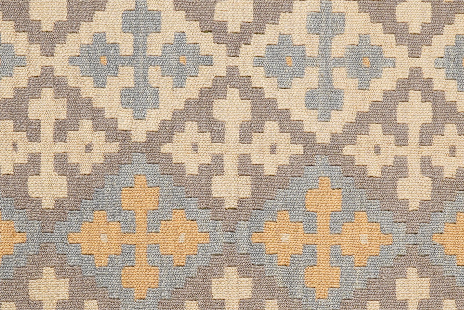 Kelim Gashgai — Handmade, 128x179 cm, Grey, 100% Virgin Wool | View 5