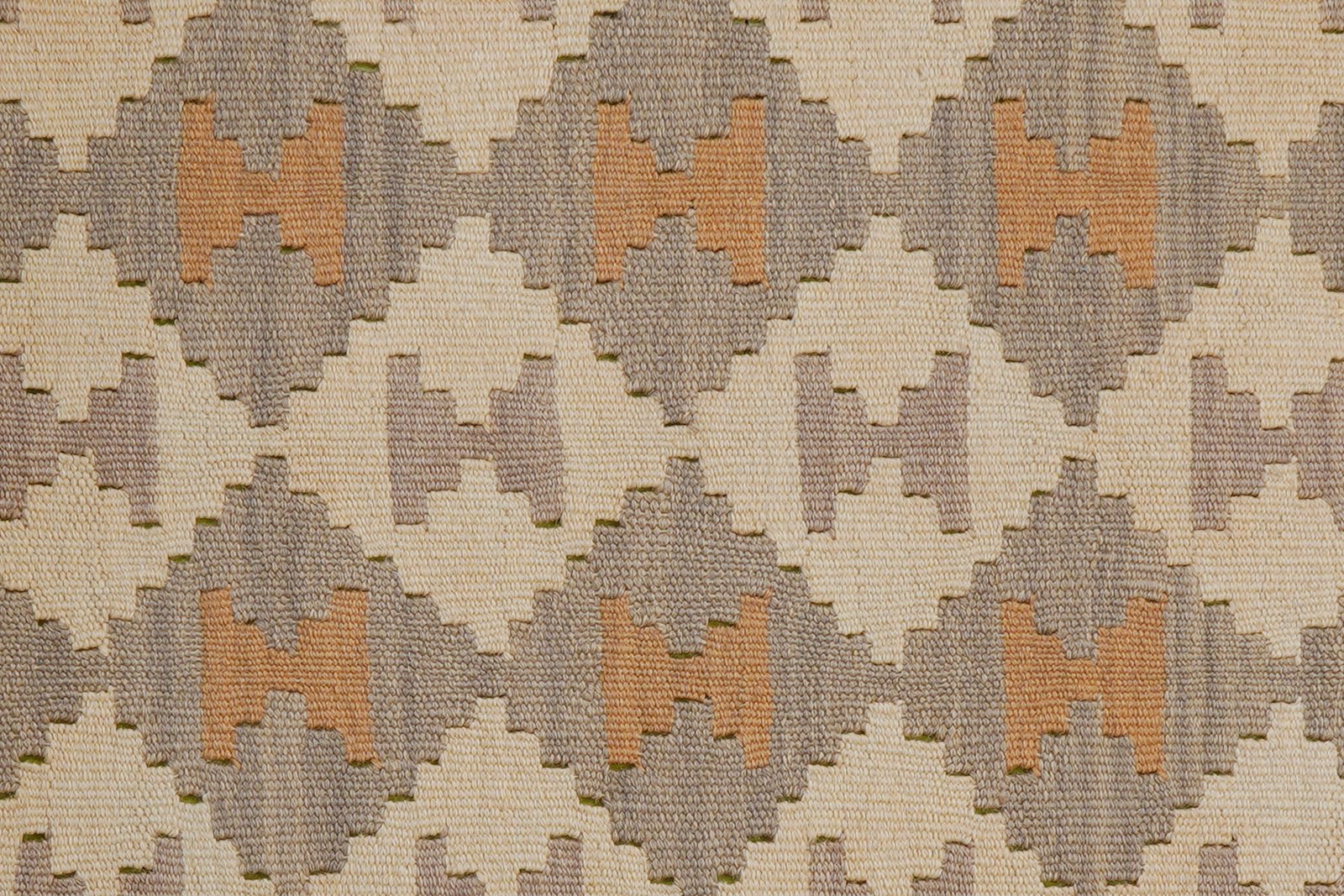 Kelim Gashgai — Handmade, 121x175 cm, Beige, 100% Virgin Wool | View 5