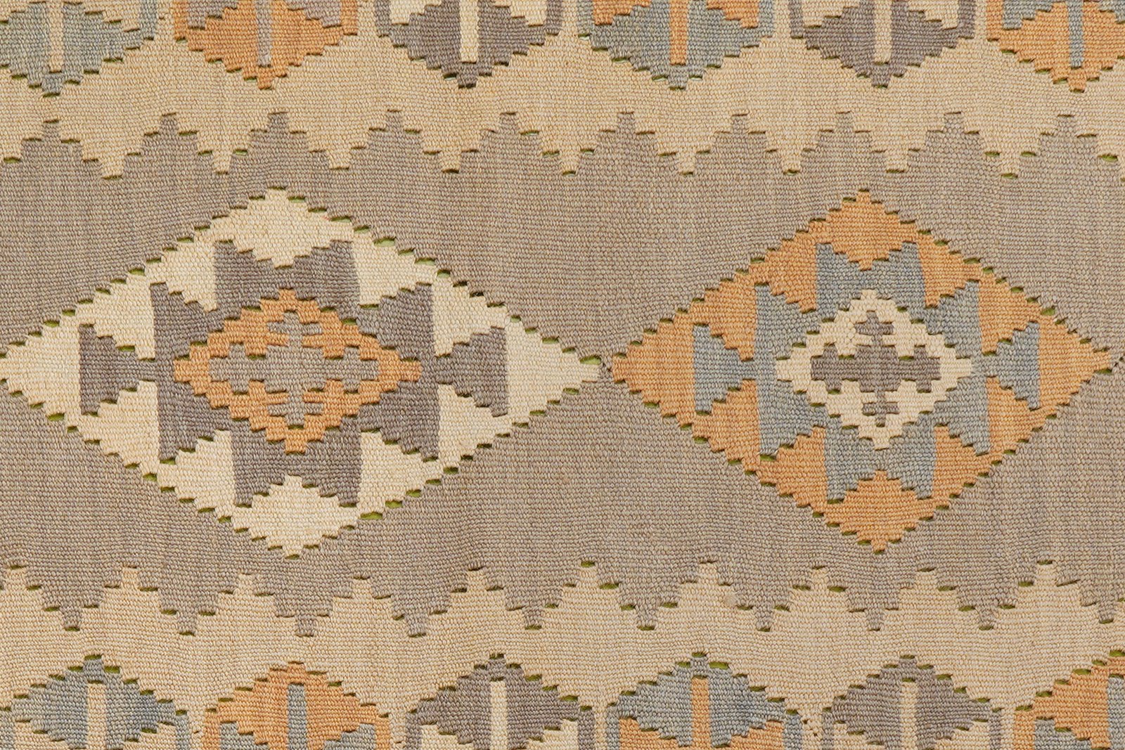 Kelim Gashgai — Handmade, 84x205 cm, Grey, 100% Virgin Wool | View 5