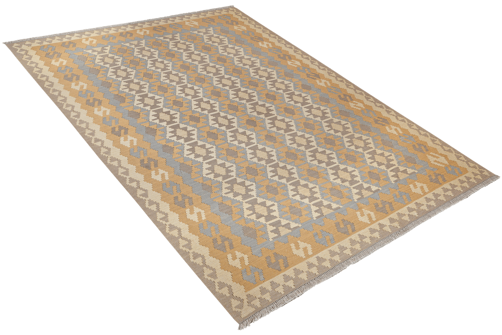 Kelim Gashgai — Handmade, 178x241 cm, Multicolor, 100% Virgin Wool | View 4