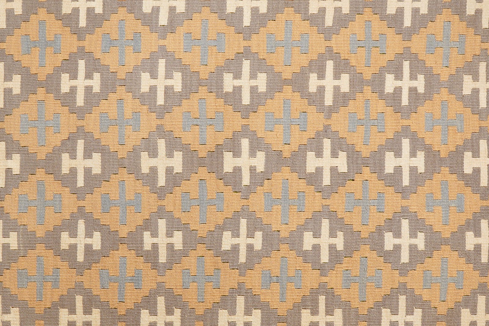 Kelim Gashgai — Handmade, 175x231 cm, Grey, 100% Virgin Wool | View 5