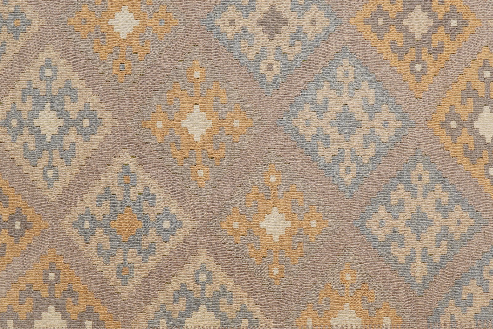 Kelim Gashgai — Handmade, 187x245 cm, Grey, 100% Virgin Wool | View 5
