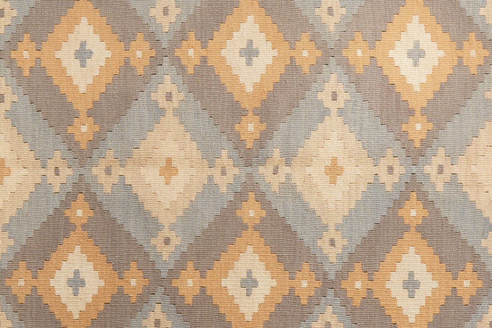Kelim Gashgai — Handmade, 204x288 cm, Grey, 100% Virgin Wool | View 5