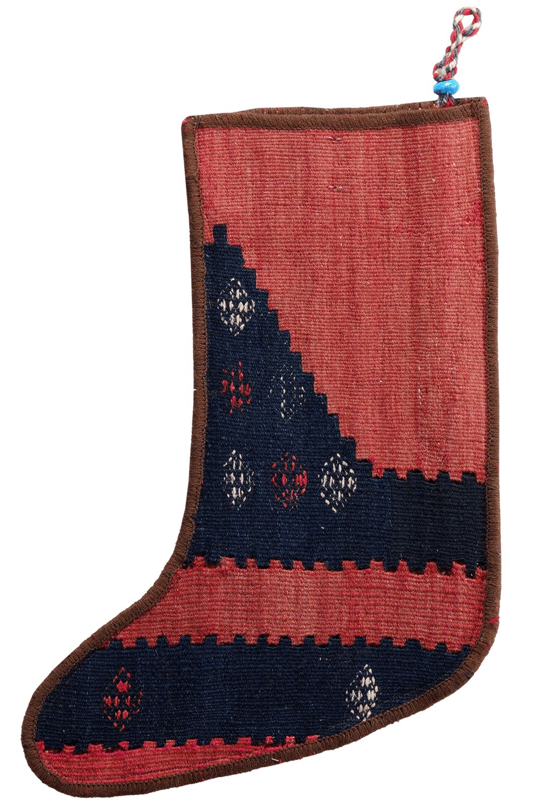 Weihnachtsstrumpf — Hand-knotted, 56x41 cm, Multicolor, 100% Virgin Wool | View 3