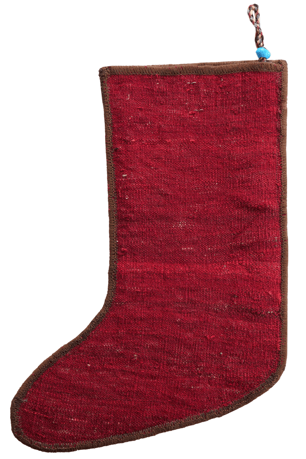 Weihnachtsstrumpf — Hand-knotted, 56x41 cm, Multicolor, 100% Virgin Wool | View 3