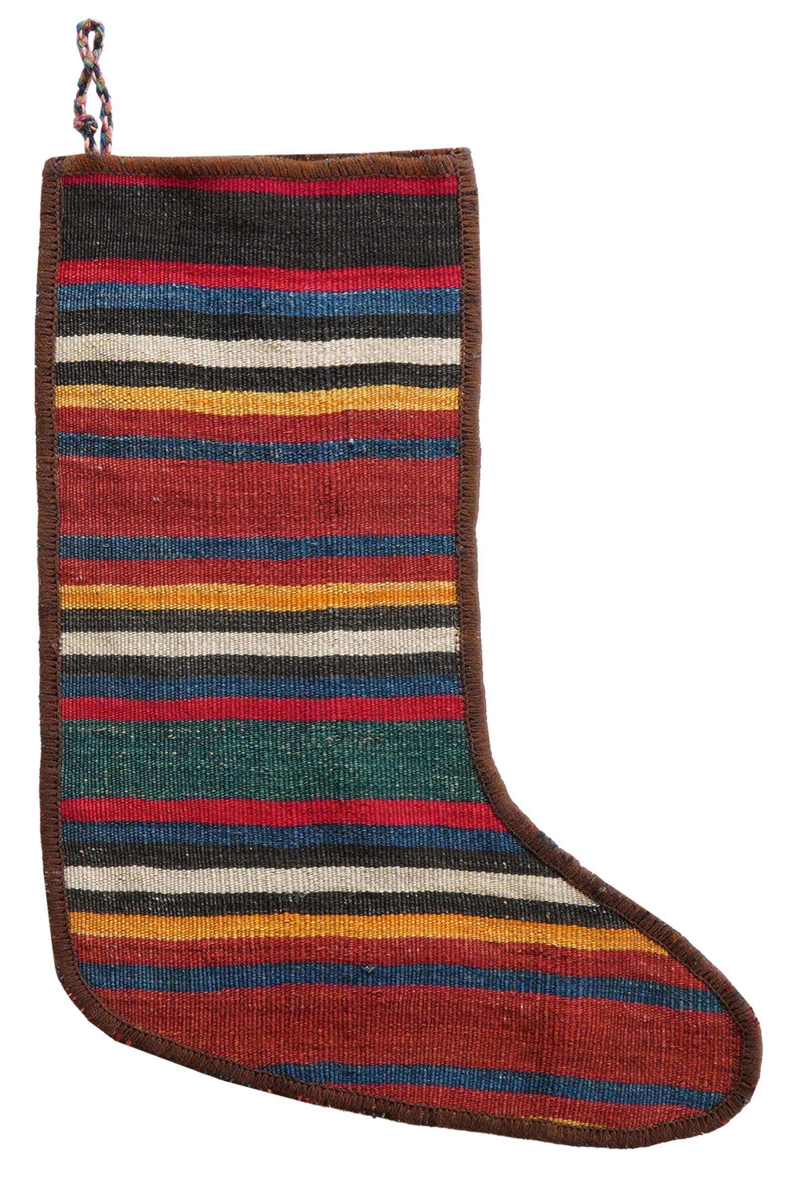 Weihnachtsstrumpf — Handgefertigt, 41x56 cm, Bunt, 100% Virgin Wool | Main view