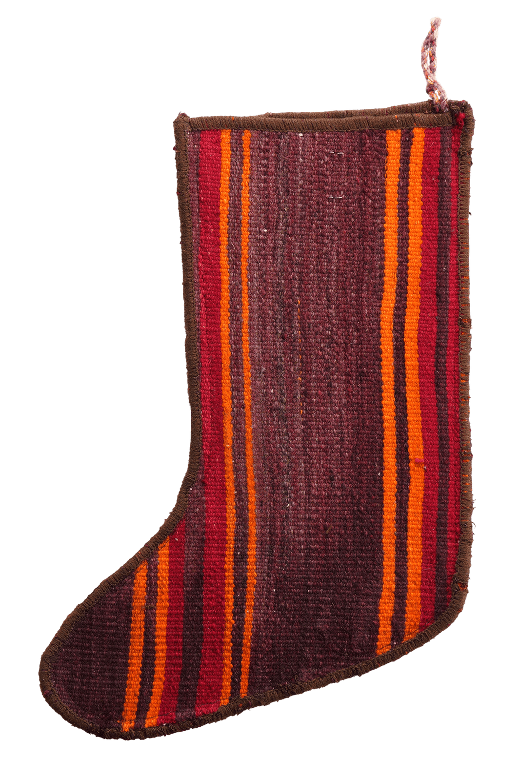 Weihnachtsstrumpf — Hand-knotted, 56x41 cm, Multicolor, 100% Virgin Wool | View 3