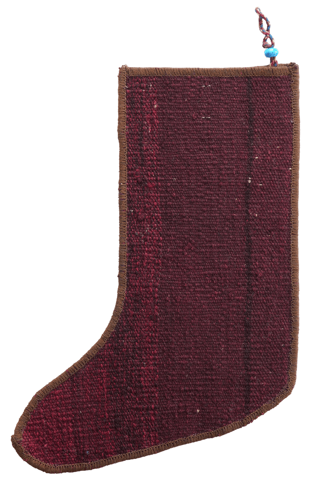 Weihnachtsstrumpf — Hand-knotted, 56x41 cm, Multicolor, 100% Virgin Wool | View 3