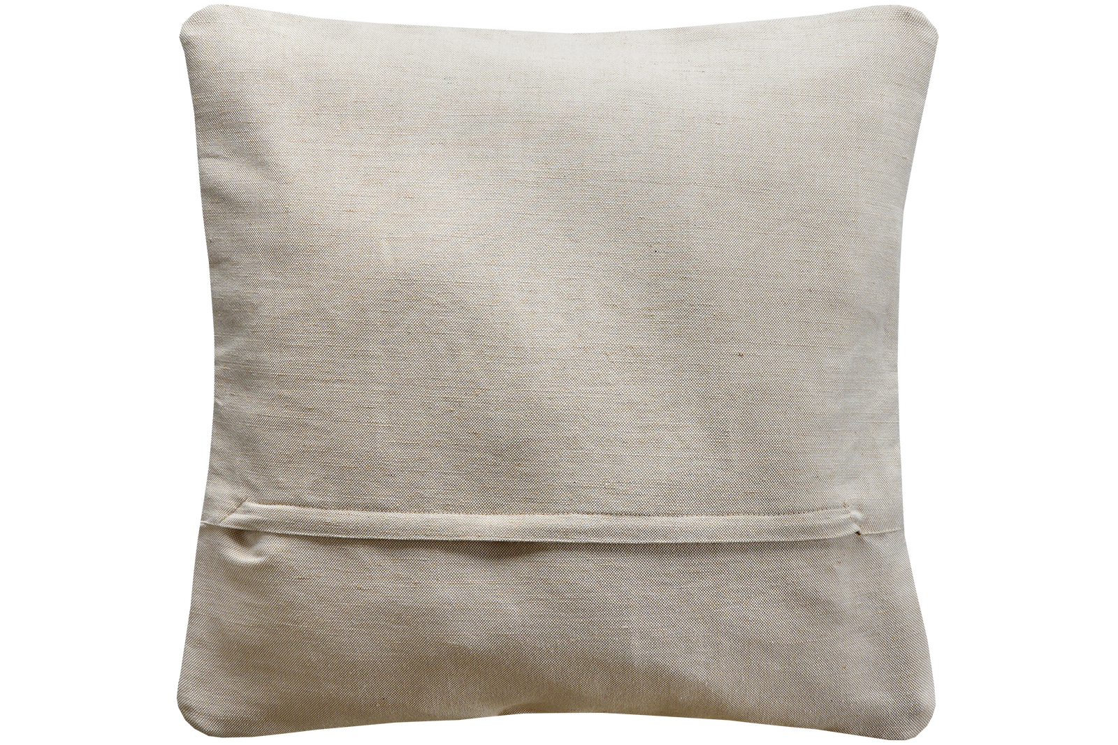 Kelim Kissen — Handgefertigt, 65x65 cm, Bunt, 100% Virgin Wool | Back view