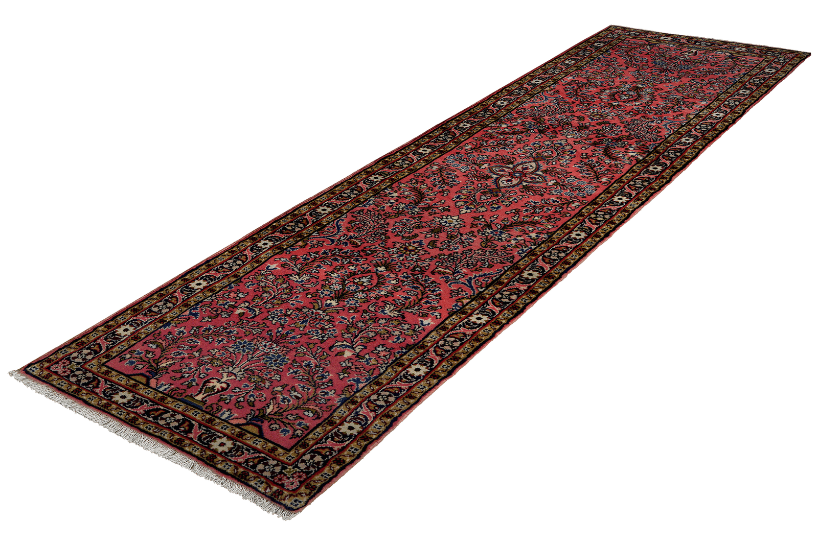 Mehreban — Hand-knotted, 76x307 cm, Red, 100% Virgin Wool | View 5