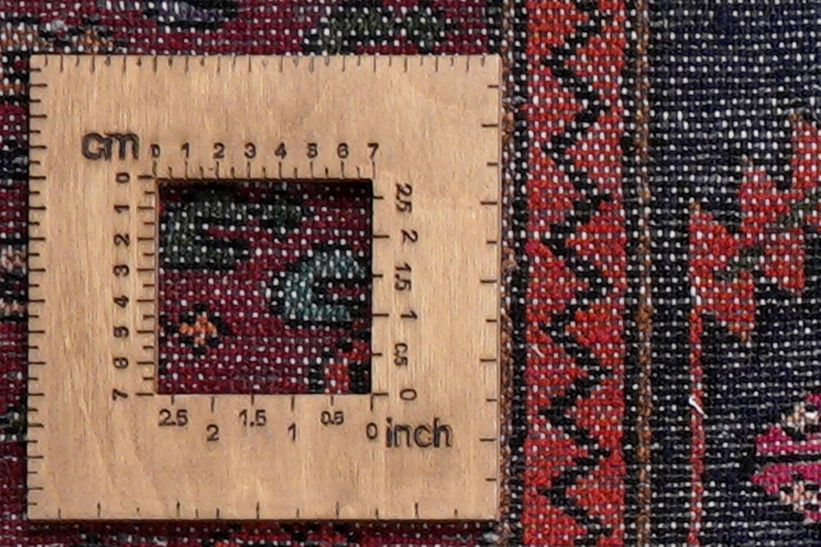 Khamseh — Hand-knotted, 148x241 cm, Red, 100% Virgin Wool | View 8