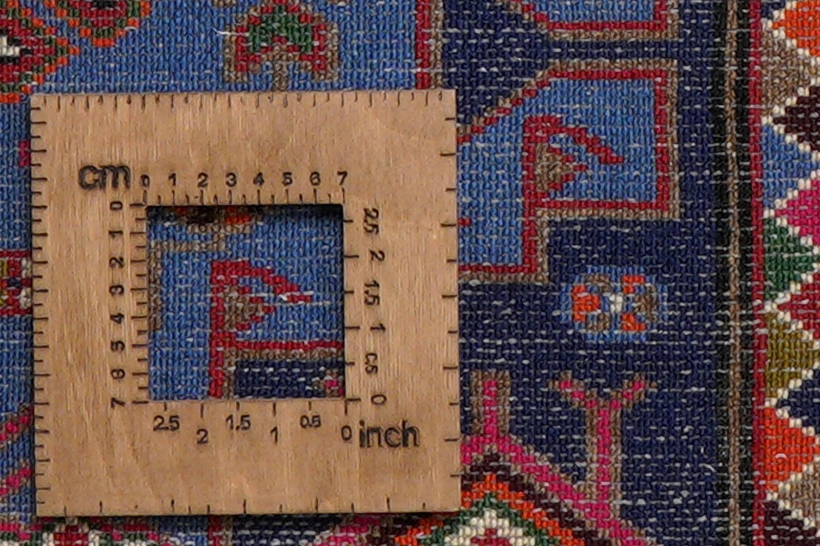 Tarom — Hand-knotted, 132x199 cm, Blue, 100% Virgin Wool | View 8