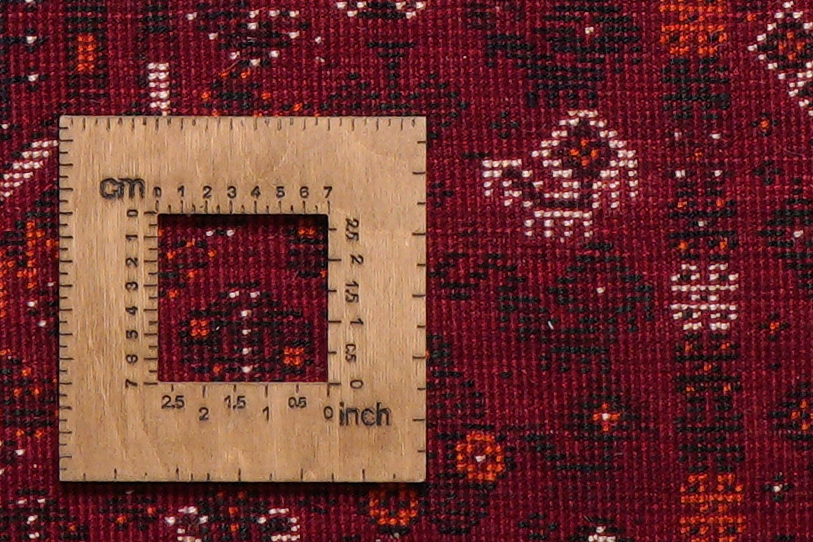 Gashgai — Hand-knotted, 162x210 cm, Red, 100% Virgin Wool | View 8