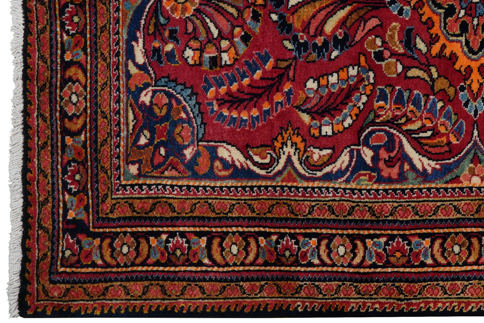 Lilian — Hand-knotted, 109x158 cm, Red, 100% Virgin Wool | View 3