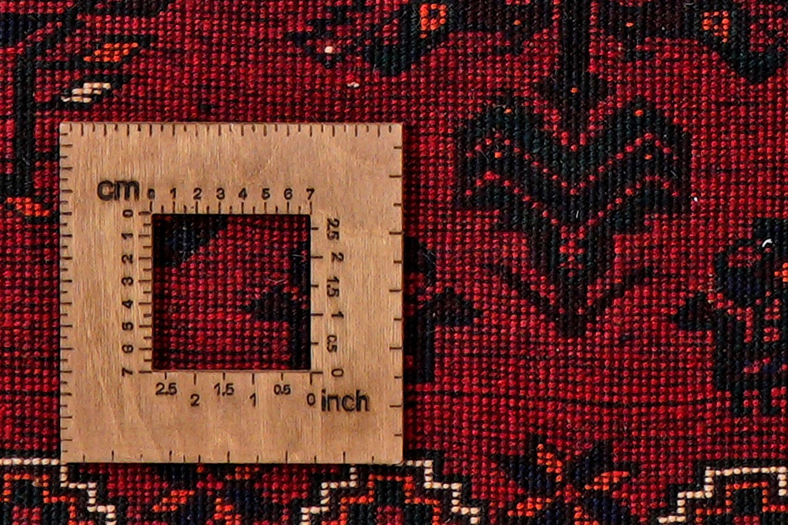 Gashgai — Hand-knotted, 159x214 cm, Red, 100% Virgin Wool | View 8