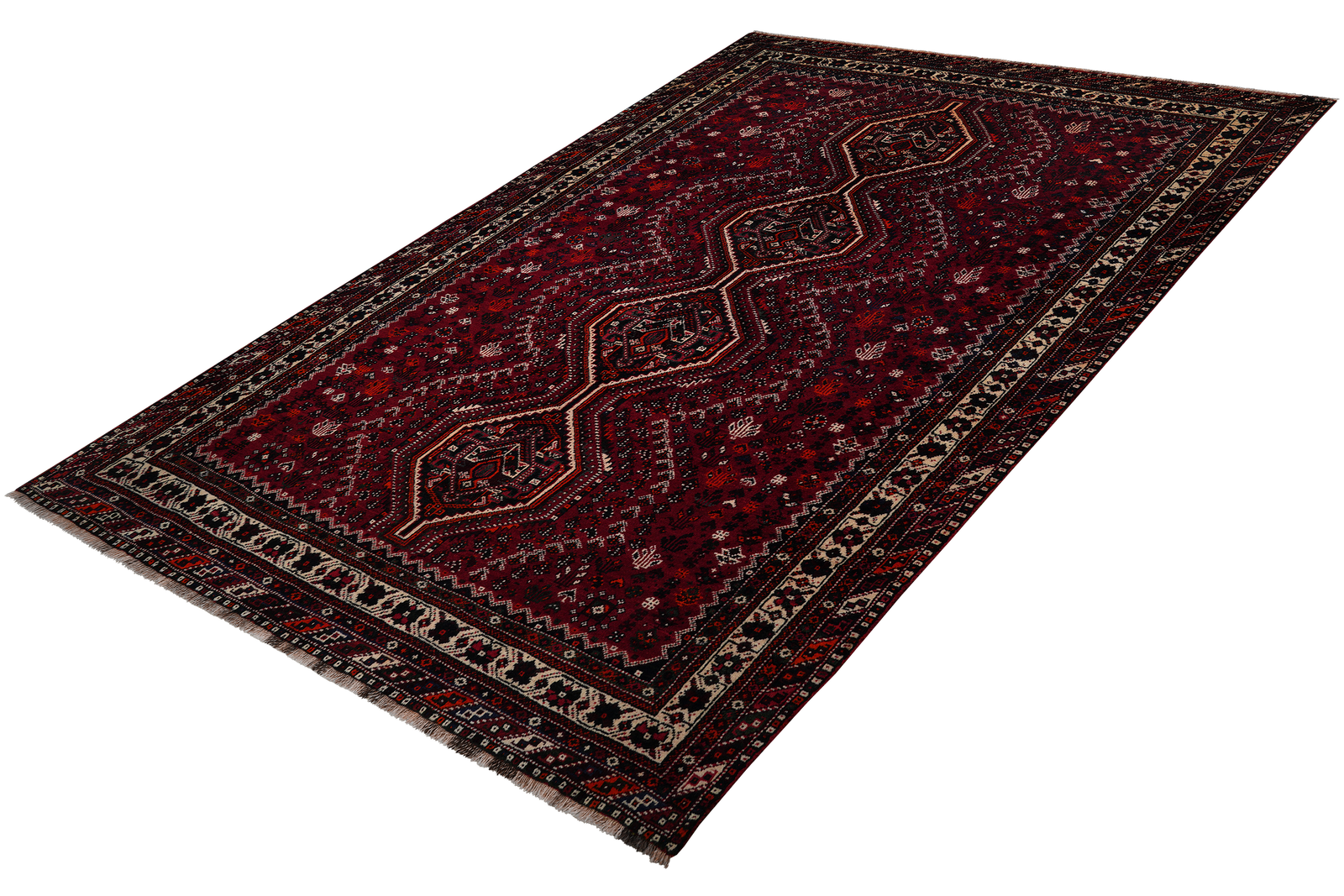 Shiraz — Handgefertigt, 308x209 cm, Beige, 100% Virgin Wool | View 6