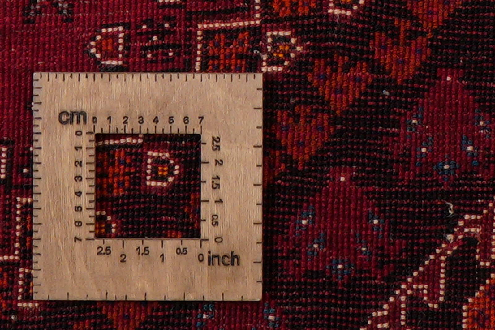 Gashgai — Hand-knotted, 174x270 cm, Red, 100% Virgin Wool | View 8