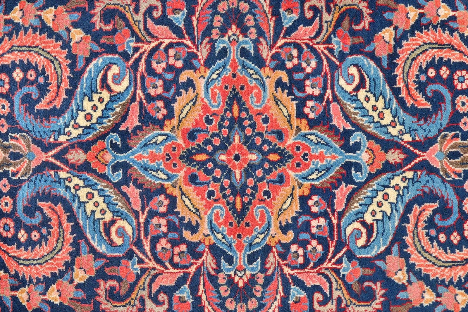 Mehreban — Hand-knotted, 83x300 cm, Blue, 100% Virgin Wool | View 6