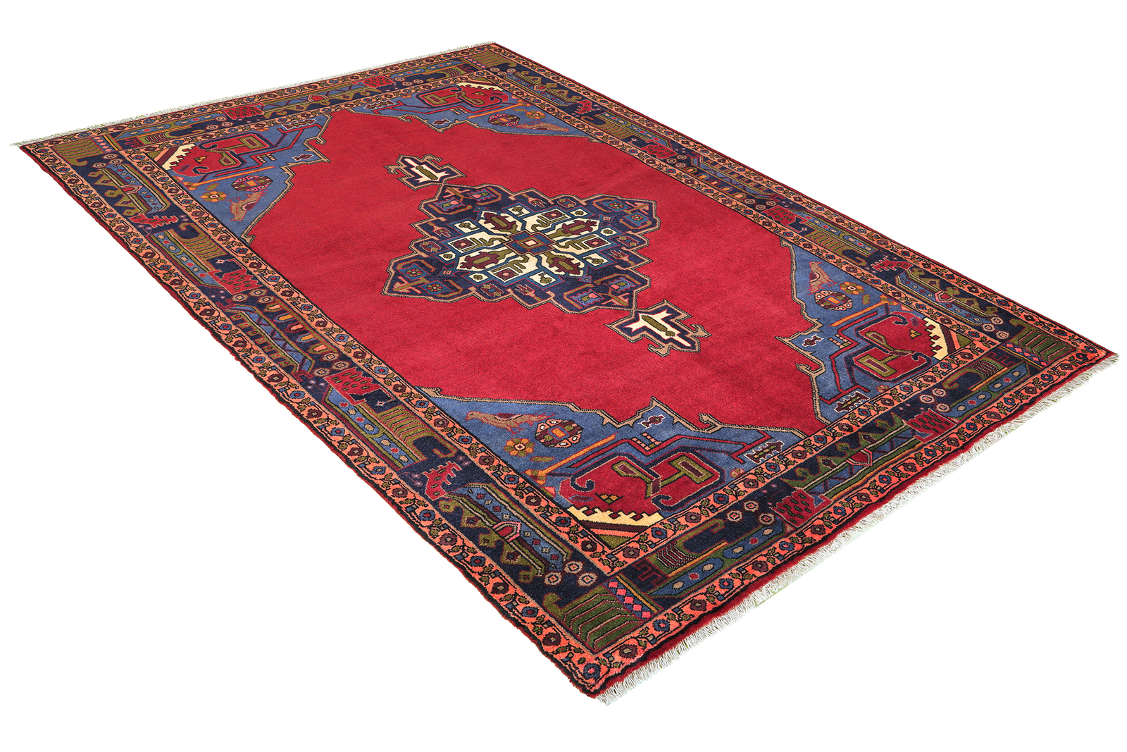 Kolyai — Handgefertigt, 233x153 cm, Bunt, 100% Virgin Wool | View 5
