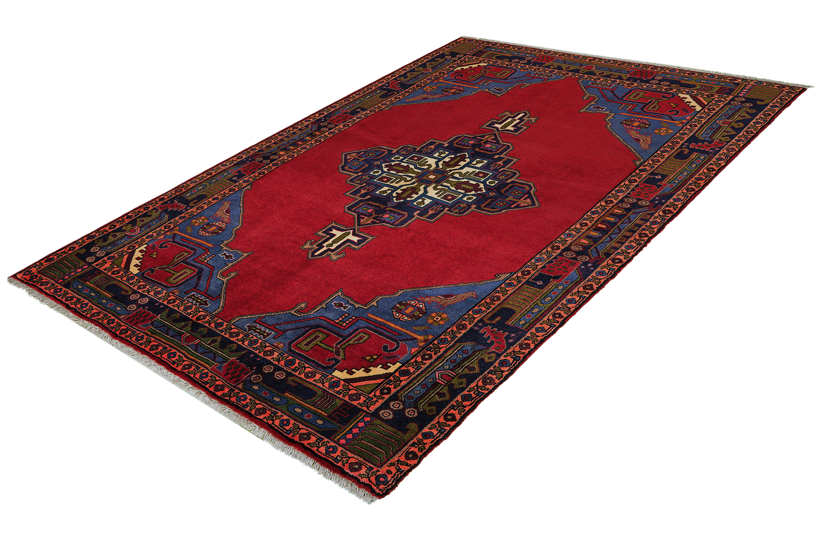 Kolyai — Handgefertigt, 233x153 cm, Bunt, 100% Virgin Wool | View 6