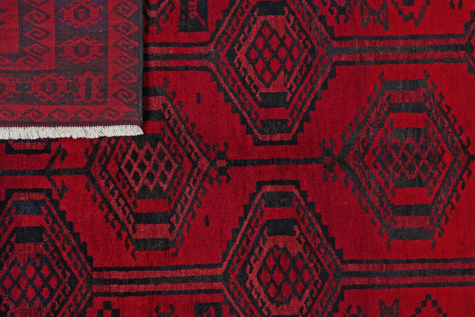 Lori — Hand-knotted, 188x239 cm, Red, 100% Virgin Wool | View 7