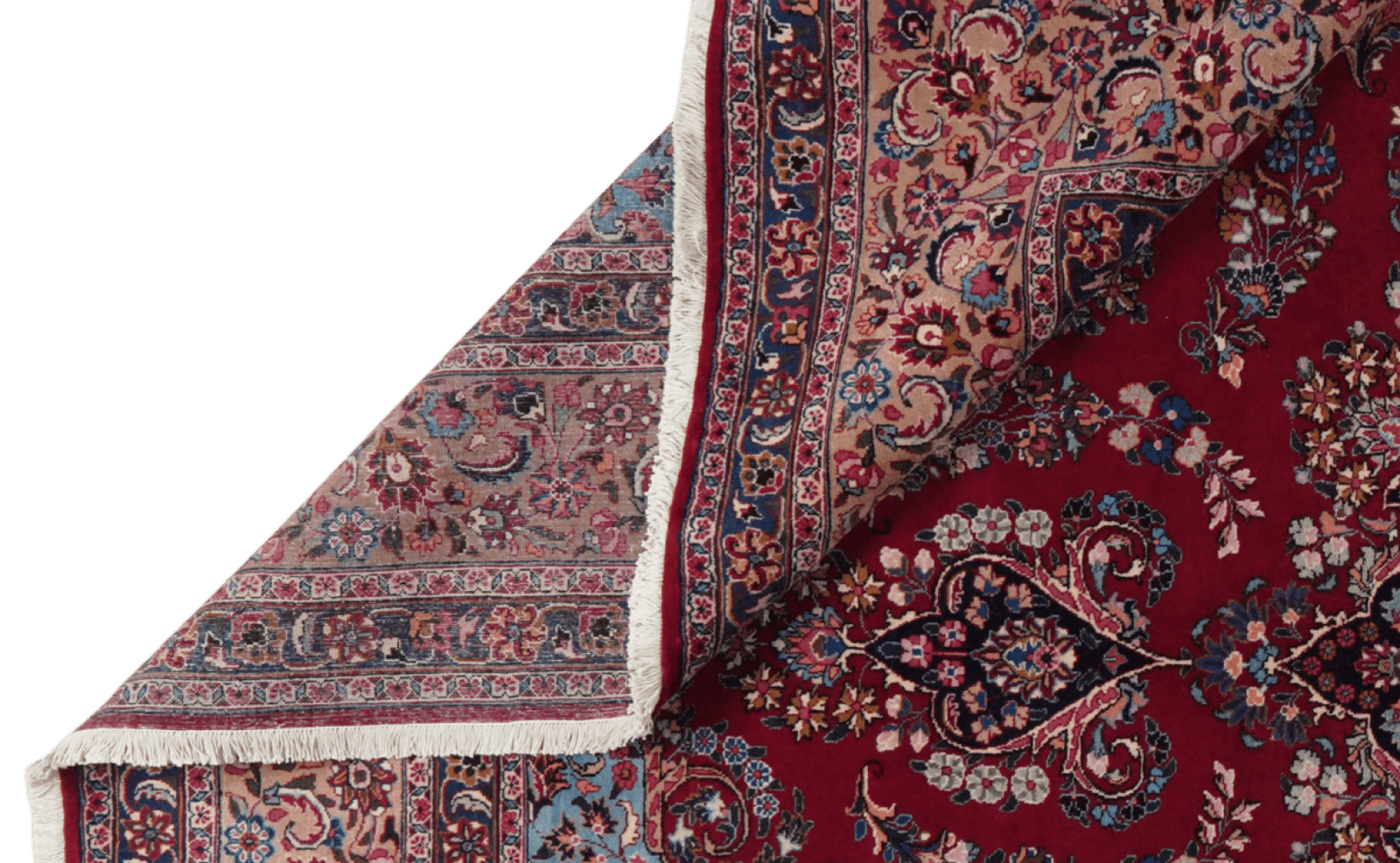 Sabzevar — Hand-knotted, 302x395 cm, Red, 100% Virgin Wool | View 5