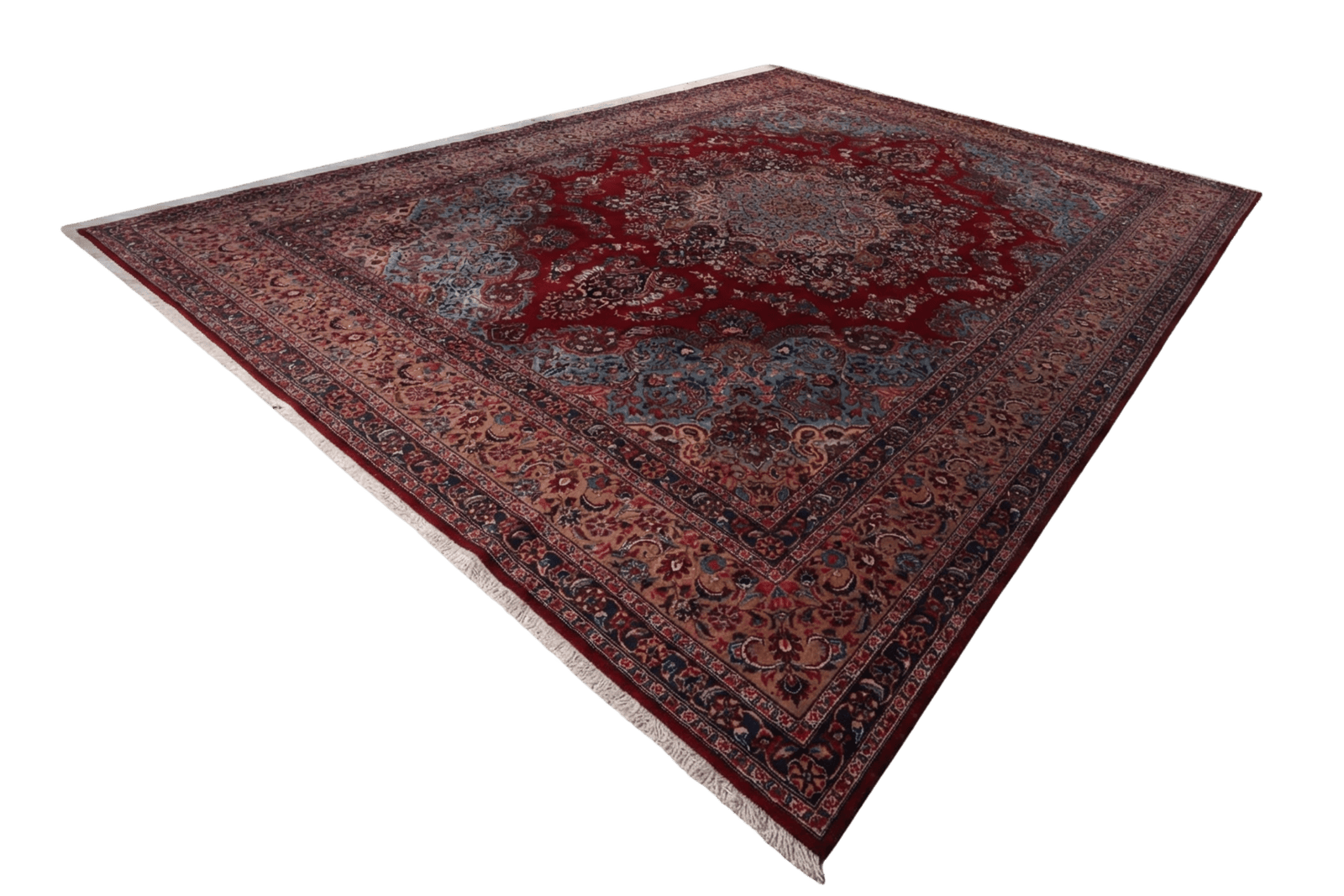 Sabzevar — Hand-knotted, 302x395 cm, Red, 100% Virgin Wool | View 6