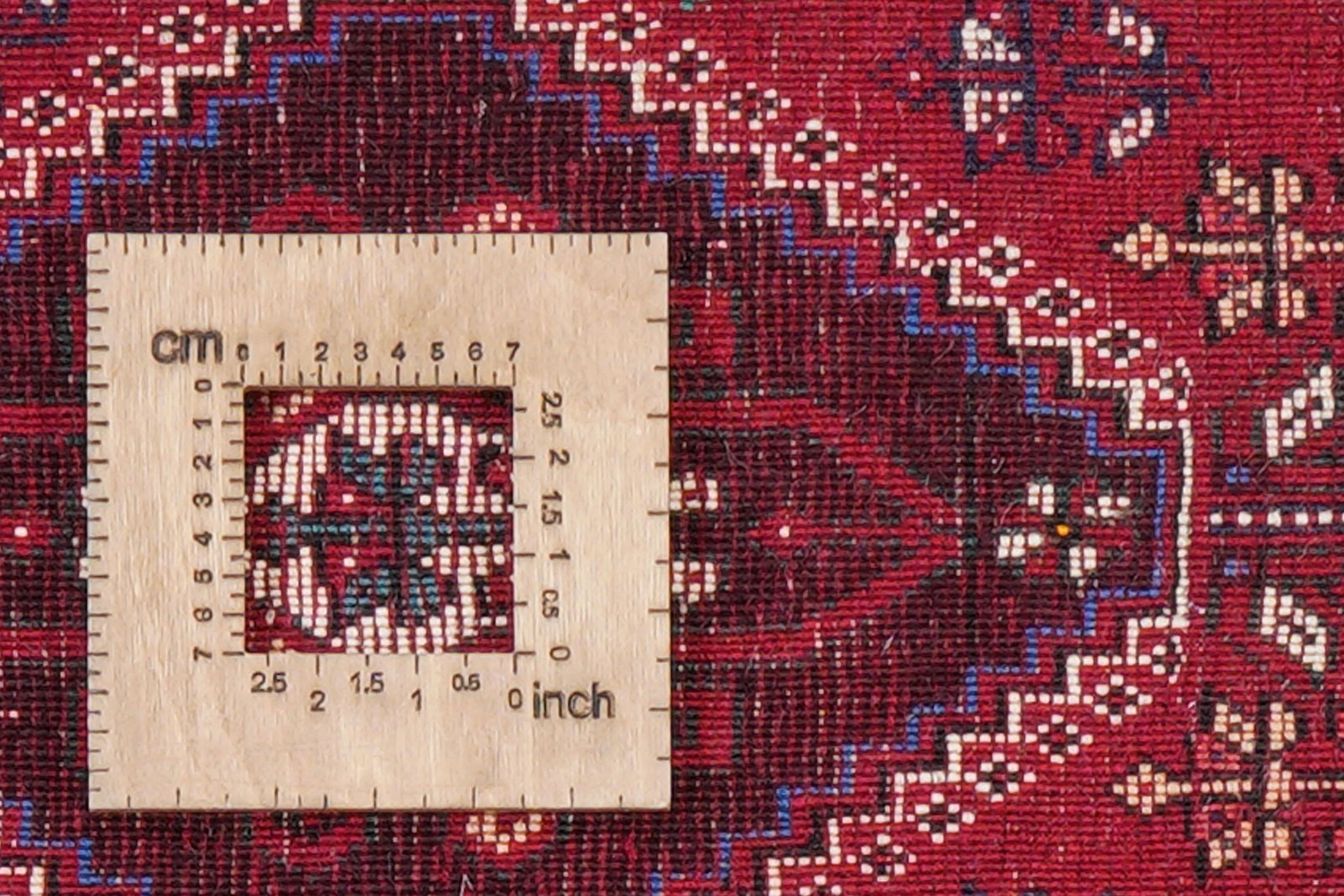 Gashgai — Hand-knotted, 80x295 cm, Red, 100% Virgin Wool | View 8
