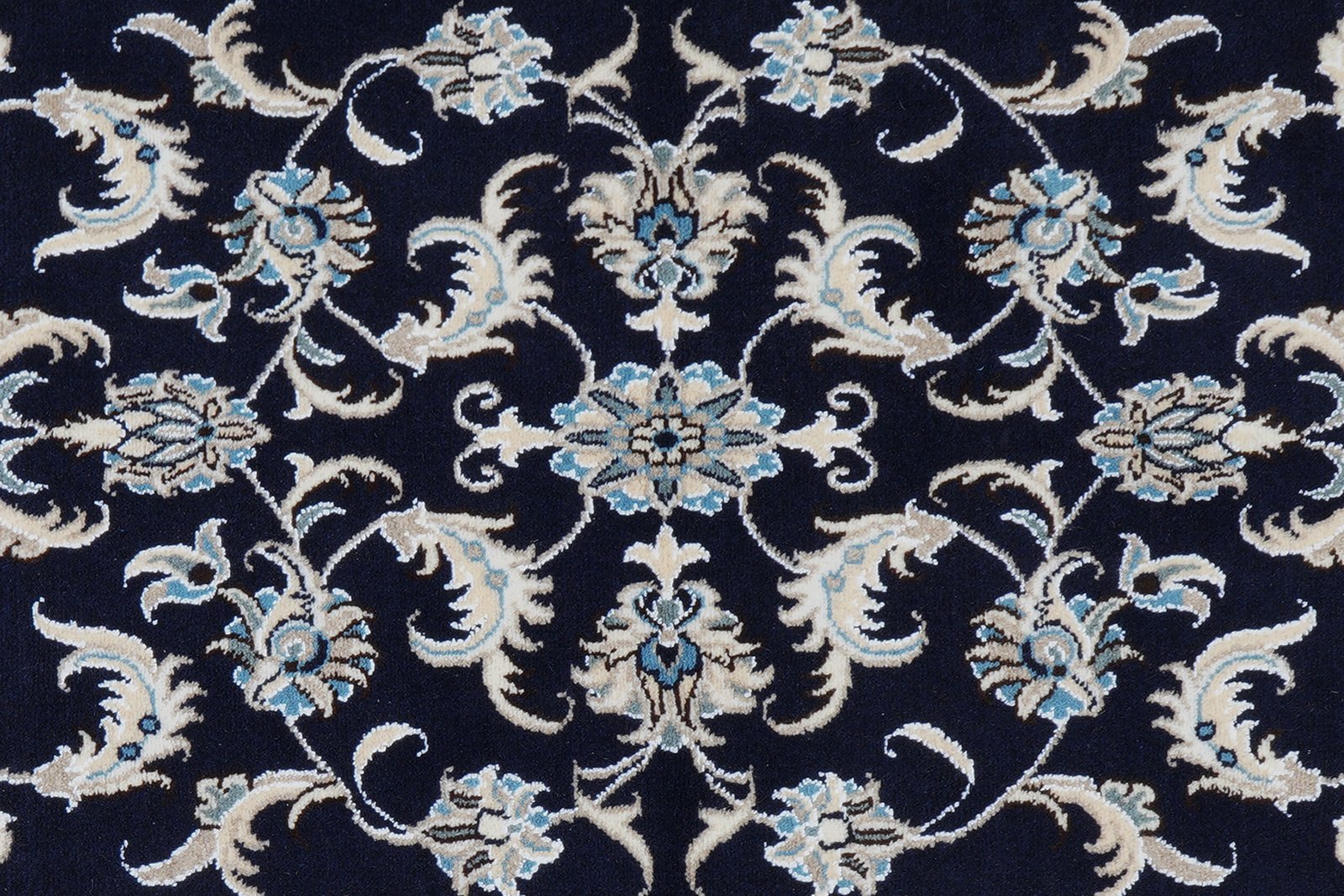 Nain 12La — Hand-knotted, 75x290 cm, Blue, 100% Virgin Wool | View 6
