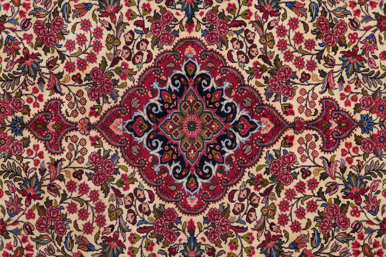Djozan — Hand-knotted, 204x284 cm, Beige, 100% Virgin Wool | View 6