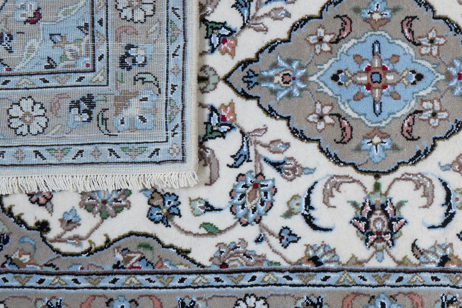 Yazd — Hand-knotted, 82x316 cm, Beige, 100% Virgin Wool | View 7