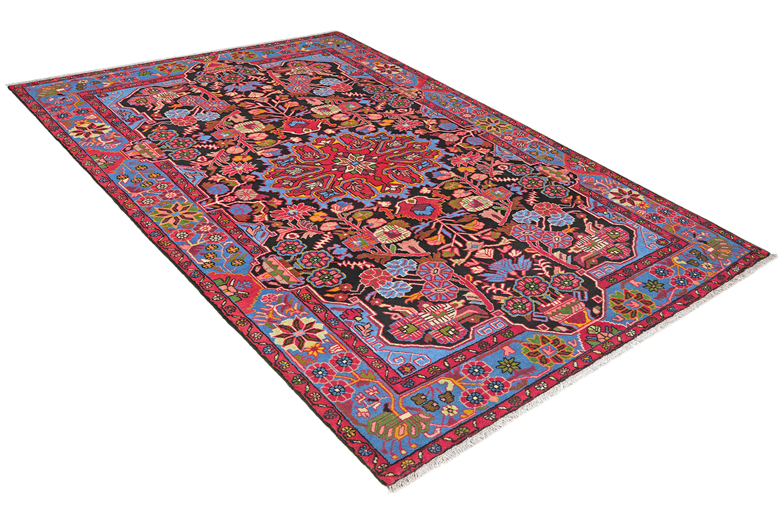 Nahavand — Hand-knotted, 158x250 cm, Blue, 100% Virgin Wool | View 4