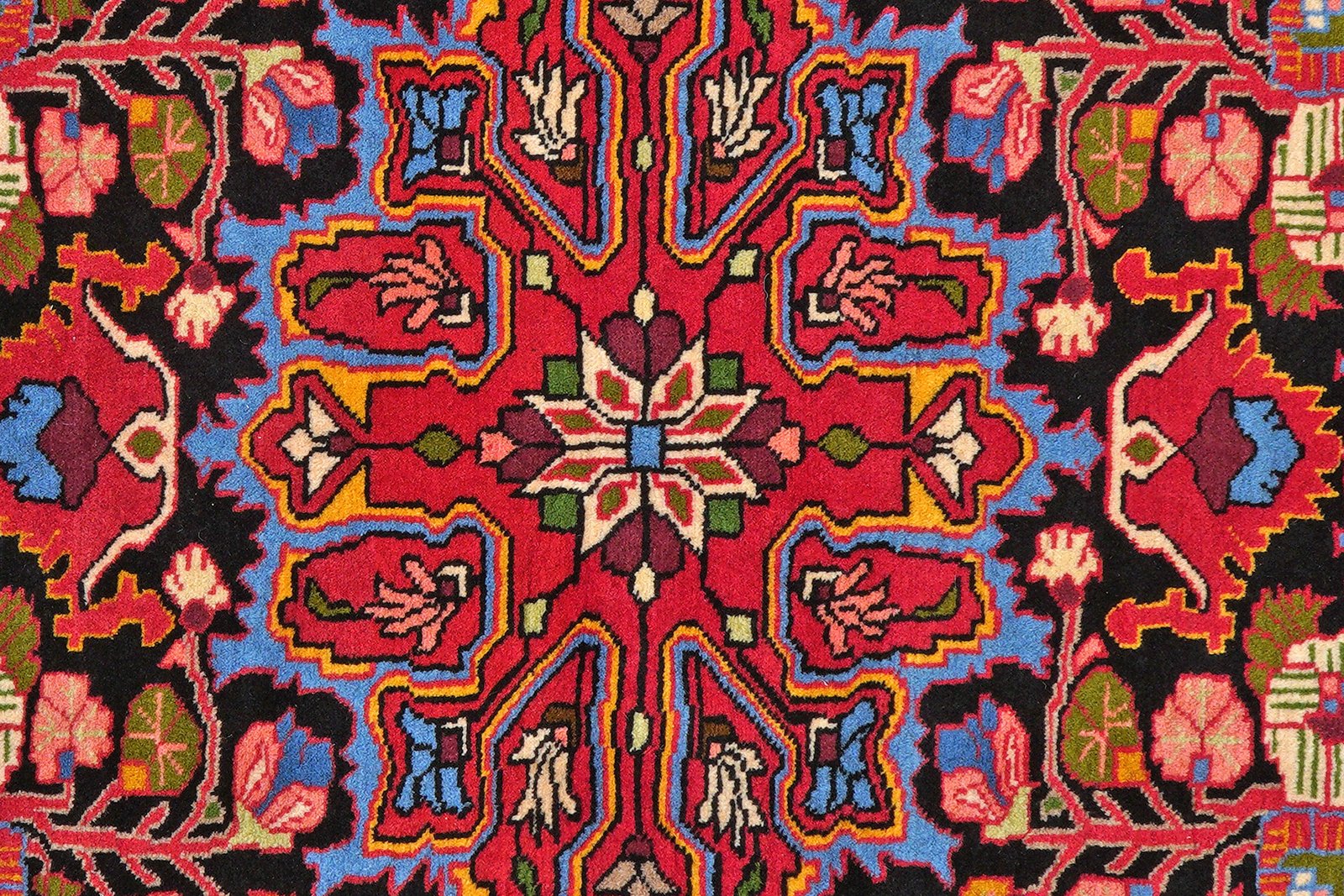 Nahavand — Hand-knotted, 158x250 cm, Blue, 100% Virgin Wool | View 6