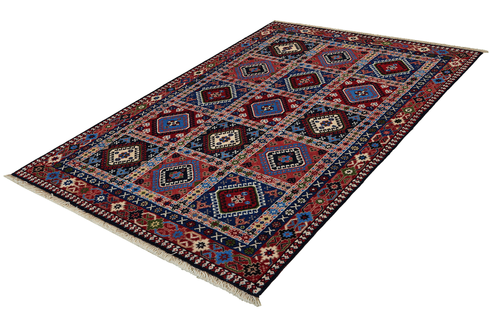 Yalameh — Hand-knotted, 98x158 cm, Multicolor, 100% Virgin Wool | View 5