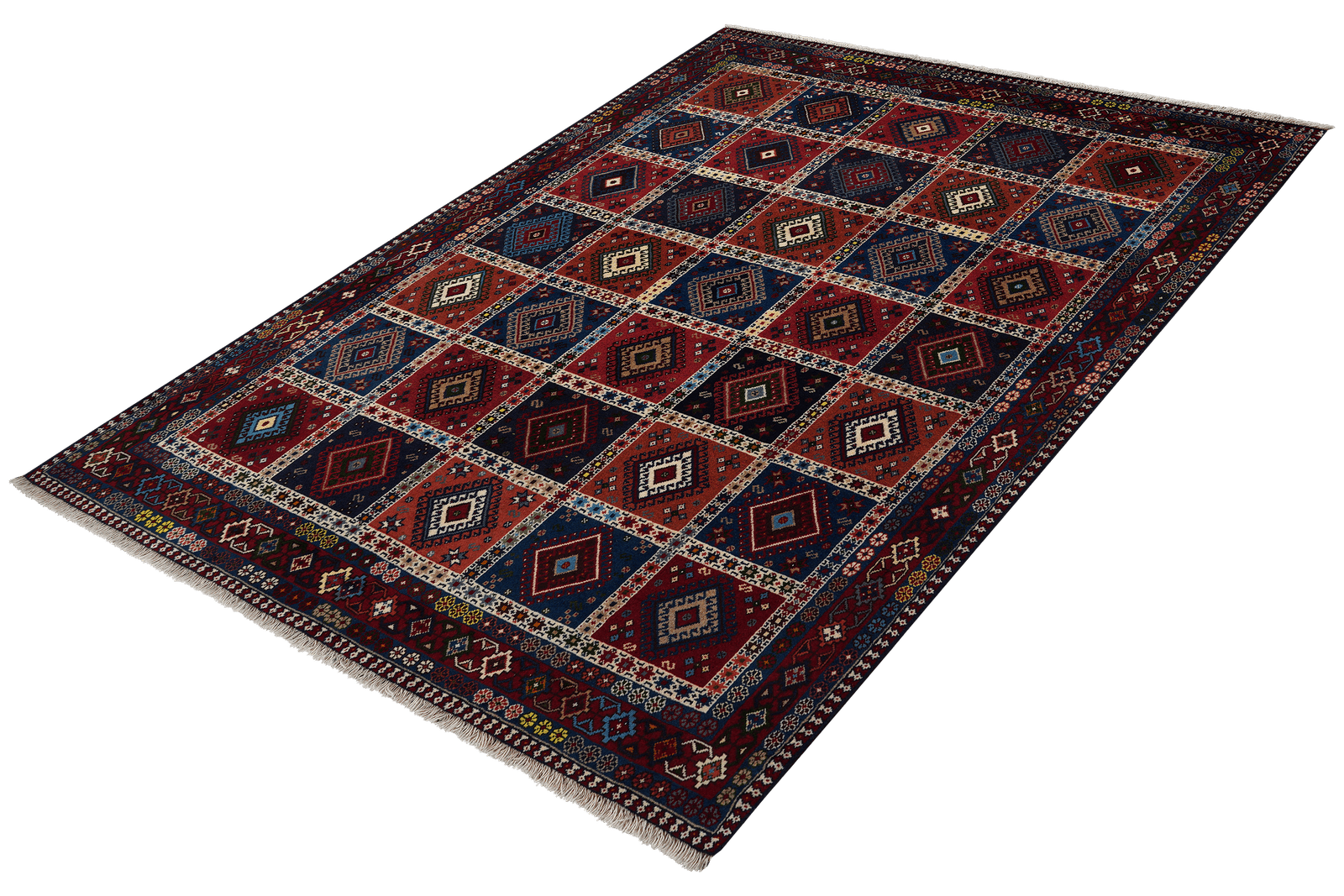 Yalameh — Hand-knotted, 151x204 cm, Multicolor, 100% Virgin Wool | View 5