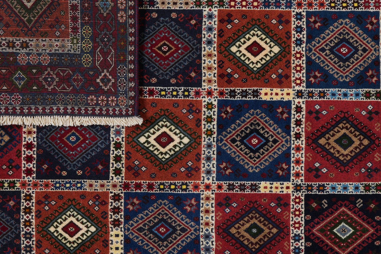 Yalameh — Hand-knotted, 151x204 cm, Multicolor, 100% Virgin Wool | View 7