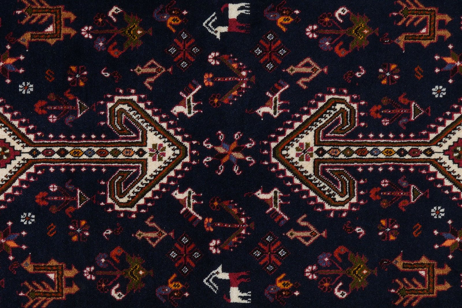 Nasrabad — Hand-knotted, 82x195 cm, Blue, 100% Virgin Wool | View 6