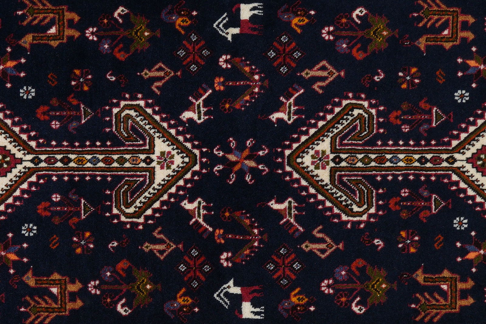 Nasrabad — Handgefertigt, 195x82 cm, Beige, 100% Virgin Wool | View 7