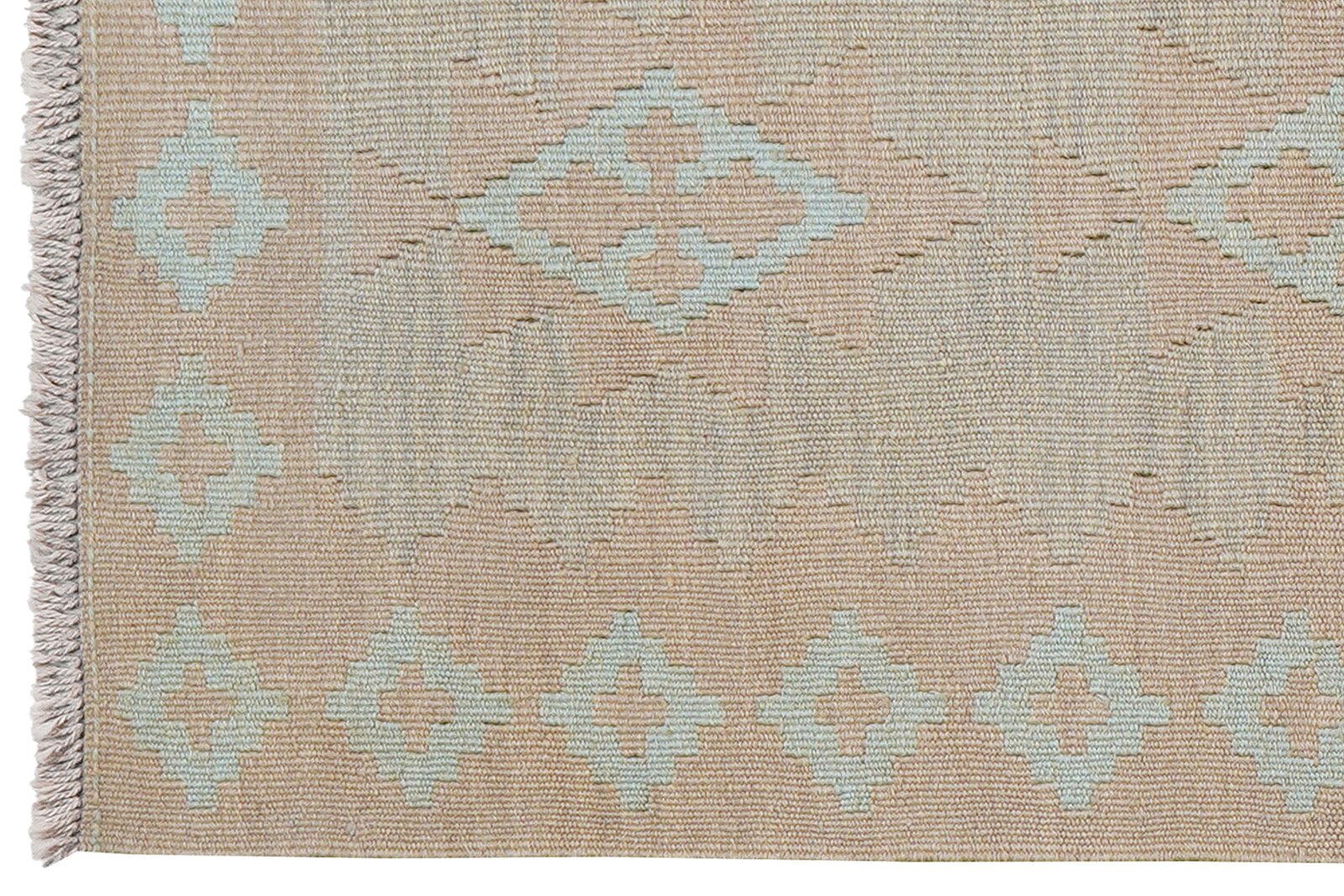 Kelim Gashgai — Handmade, 58x200 cm, Beige, 100% Virgin Wool | View 3