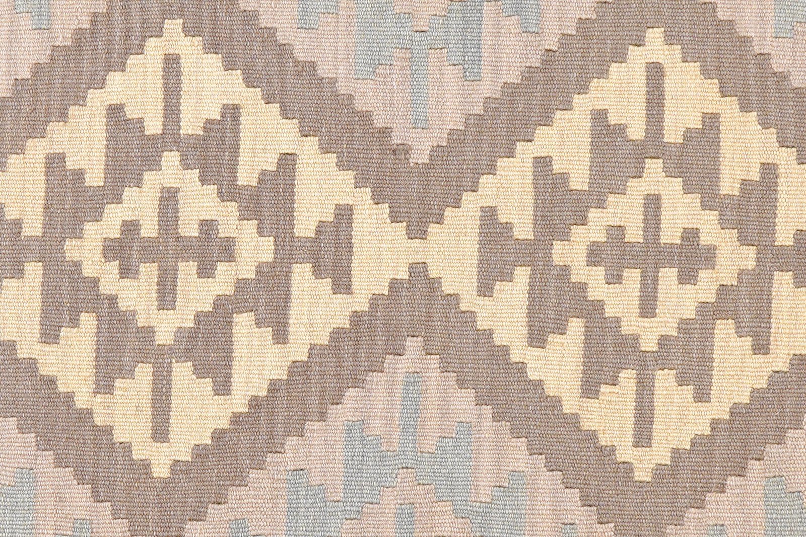 Kelim Gashgai — Handmade, 125x182 cm, Grey, 100% Virgin Wool | View 5